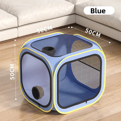 Pet Drying Box Cat Bath Blow Anti-escape Artifact for Puppies and Dogs Blow Drying Bag Household Water Dryer Portable Cat Cage