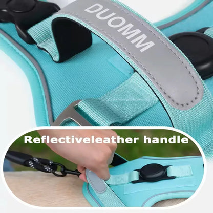 Heavy Duty No-Pull Dog Harness – Reflective Adjustable Vest for Medium & Large Dogs