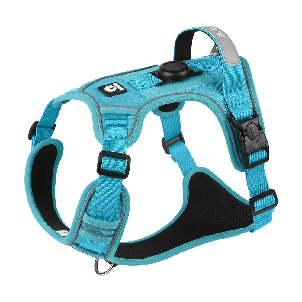 Heavy Duty No-Pull Dog Harness – Reflective Adjustable Vest for Medium & Large Dogs