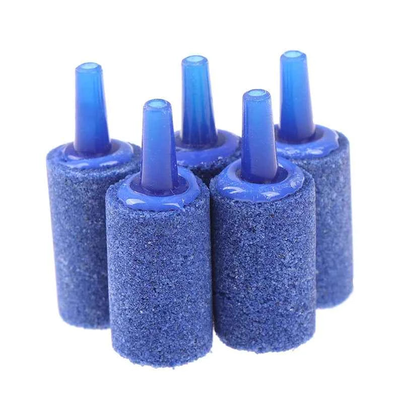 5/10Pcs Aquarium Cylinder Shape Air Stone Mineral Bubbles Release Fish Tank Punp Airstone Aeration Aerator Accessories