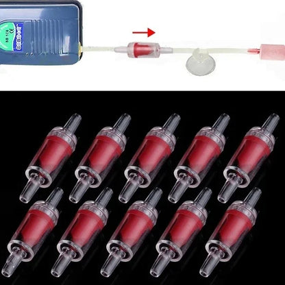 10PCS Fish Tank Non-Return Valves – Aquarium Air Pump & CO2 Check Valve Set