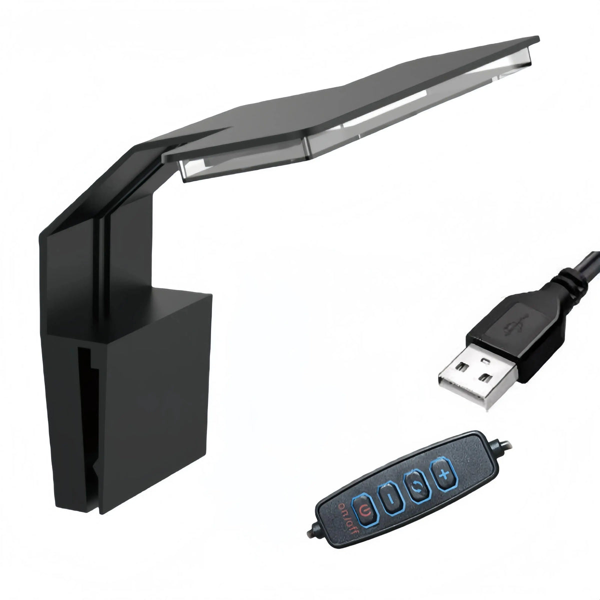 LED Aquarium Clip Light, Waterproof Energy Super Bright Fish Tank Lamp Bracket for Aquatic Landscape Decor