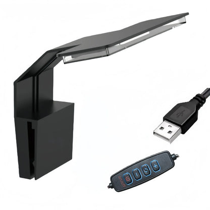 LED Aquarium Clip Light, Waterproof Energy Super Bright Fish Tank Lamp Bracket for Aquatic Landscape Decor