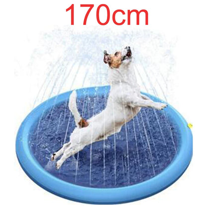 Dog Sprinkler Mat – Large Water Play Pad for Summer Cooling and Exercise