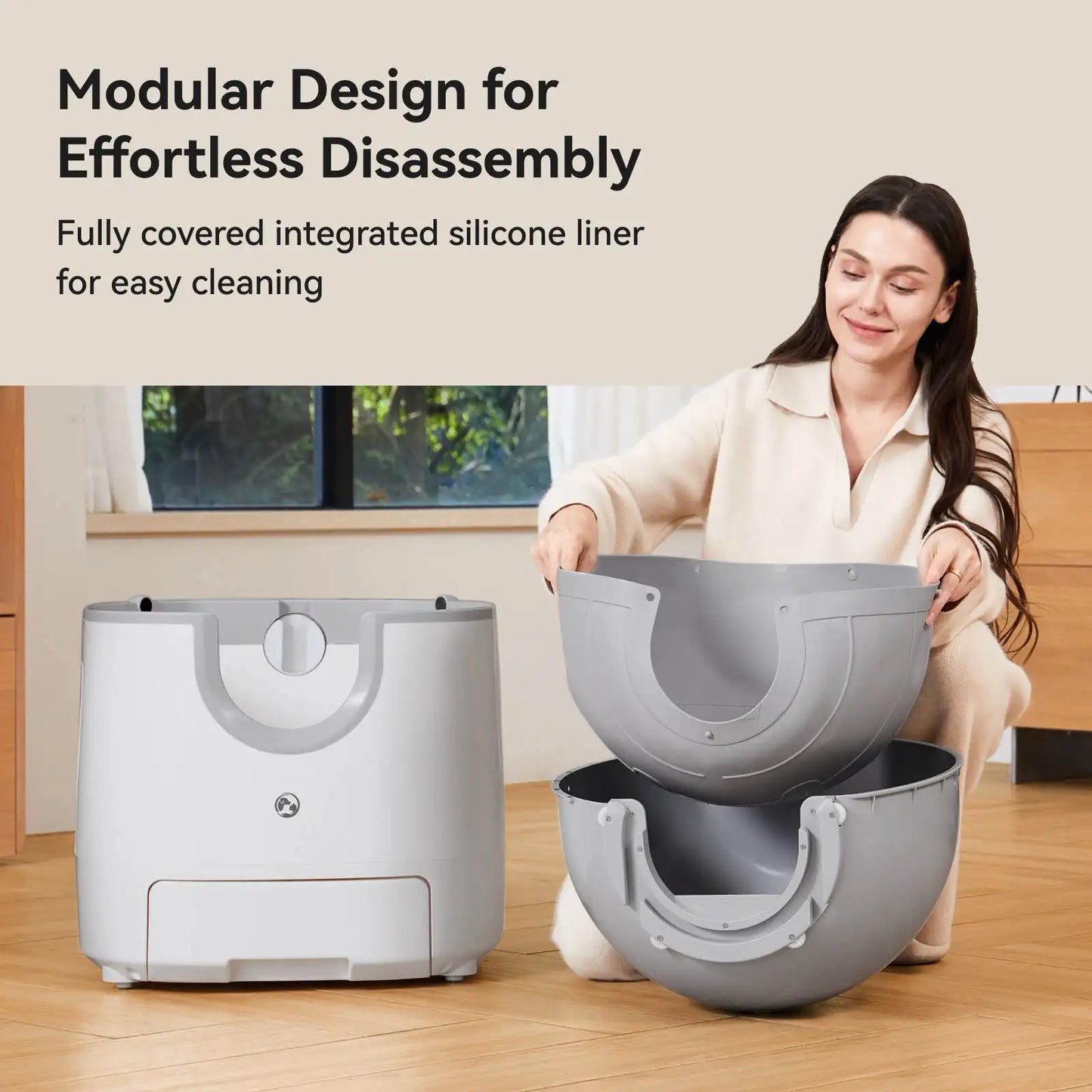 Smart Cat Toilet Tray – Furoomate 11L Automatic Self-Cleaning Litter Box