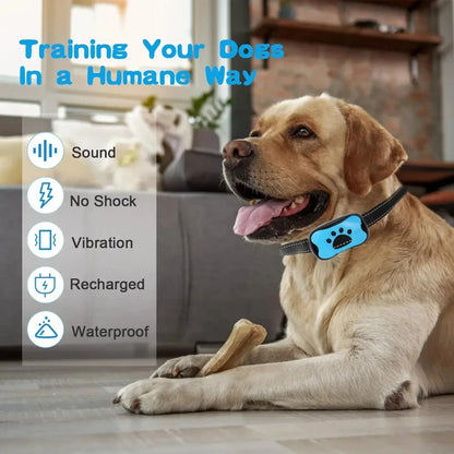 Automatic Anti-Bark Dog Collar – Ultrasonic Vibration Training Device for Dogs