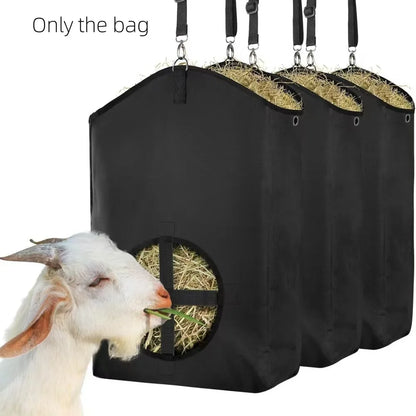 Animal Hay Bag – Adjustable Opening Slow Feeder for Small & Large Livestock