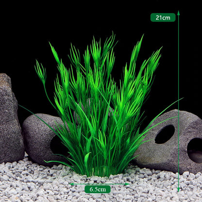 Artificial Aquarium Decor Plants Underwater Water Grass Aquatic Plastic Plants For Fish Tank Aquarium Decorations