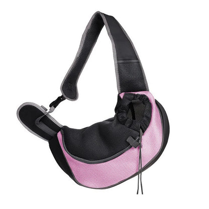 Crossbody Pet Carrier Bag – Portable Mesh Travel Tote for Cats & Dogs