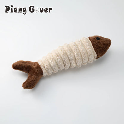 Cat Mint Fish Toy – Soft Plush Catnip Toy for Chewing, Kicking & Play