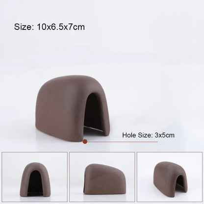 Ceramic Fish Tank Cave – Simulation Stone Hideout for Fish, Shrimp & Crayfish