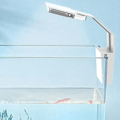 LED Aquarium Clip Light, Waterproof Energy Super Bright Fish Tank Lamp Bracket for Aquatic Landscape Decor