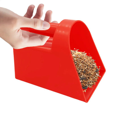Plastic Feed Scoop Thickened Flat Bottom Food Shovel For Sheep Farming Utility Feed Scoop Poultry Durable Livestock Feeding Tool