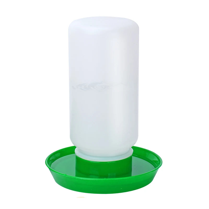 1L Poultry New Thickened Feeder and Drinker Chicken Feeder Bucket Automatic Water Food Dispenser Chick Drinker Feeding Bucket
