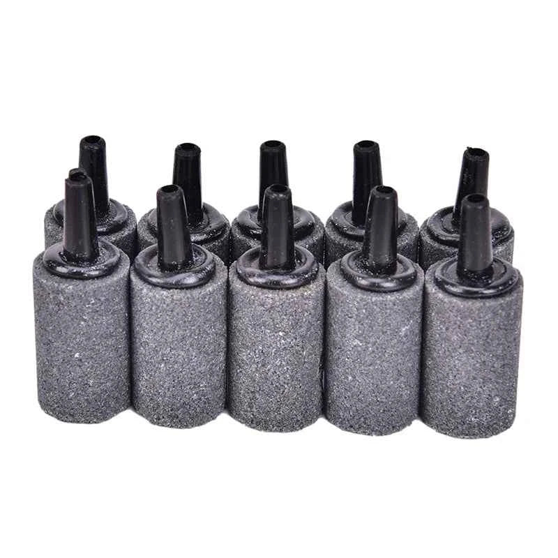 5/10Pcs Aquarium Cylinder Shape Air Stone Mineral Bubbles Release Fish Tank Punp Airstone Aeration Aerator Accessories
