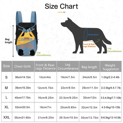 Breathable Dog & Cat Carrier Backpack – Lightweight Adjustable Travel Backpack