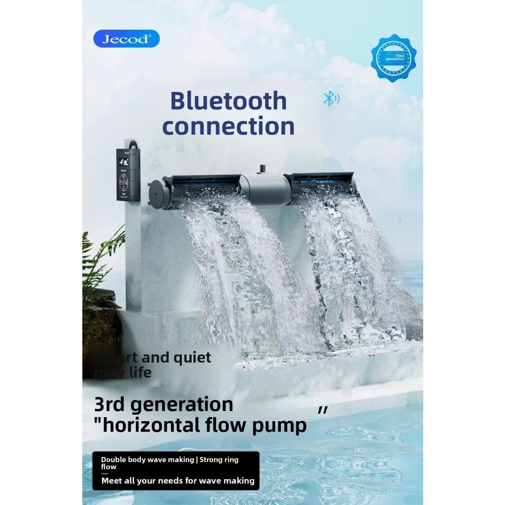 Silent Aquarium Wavemaker Pump – Jebao Jecod DCW Bluetooth Water Circulation Pump