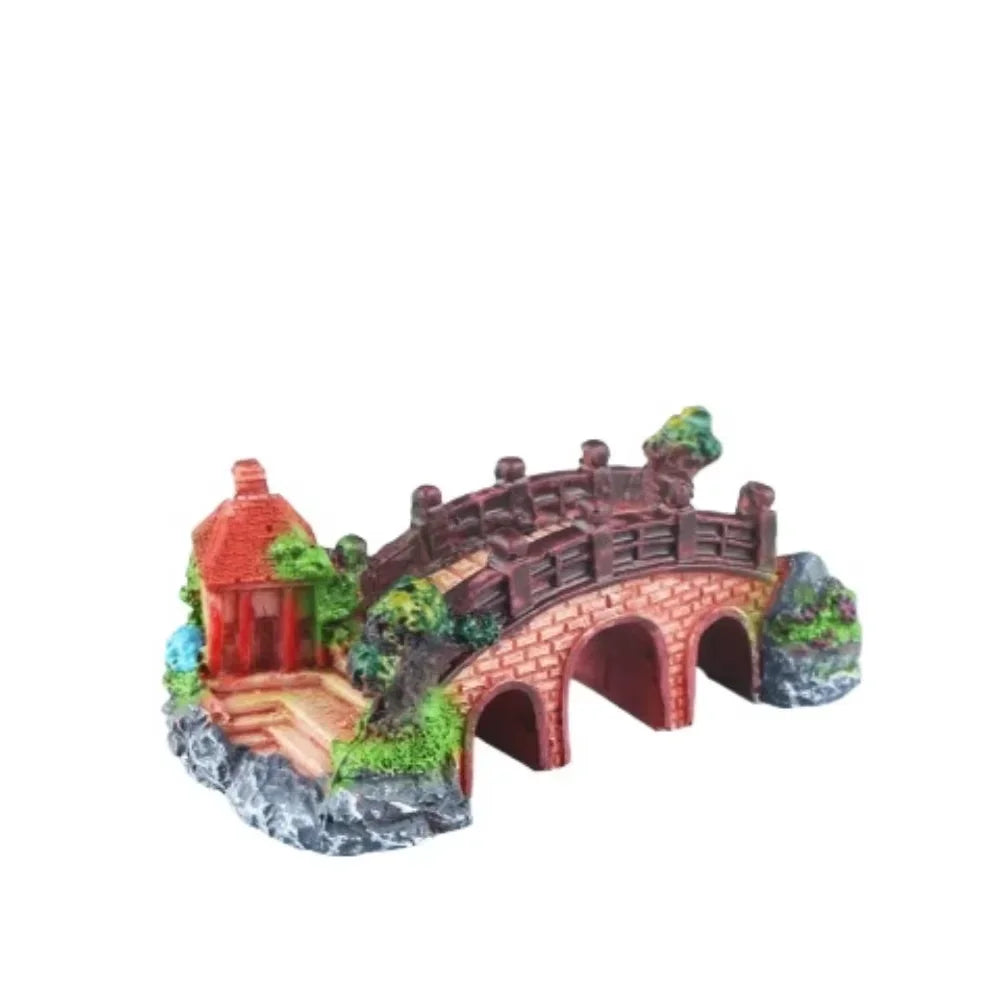 Fish Tank Landscape Ornament – Simulation Wine Barrel Cave Decoration