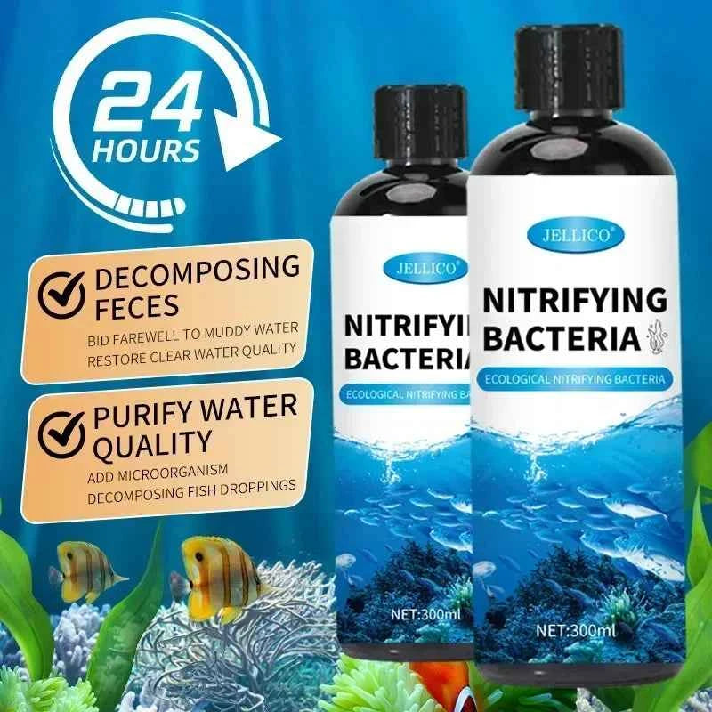 300ml Nitrifying Bacteria Liquid Fish Tank Water Purifier Aquarium Fish Farming Medicine Supplies Fishbowl Water Treatment