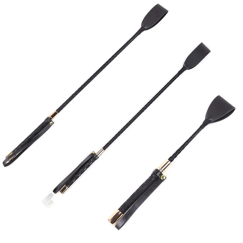Lightweight Horse Riding Crop – PU Leather Training Whip for Outdoor Shows