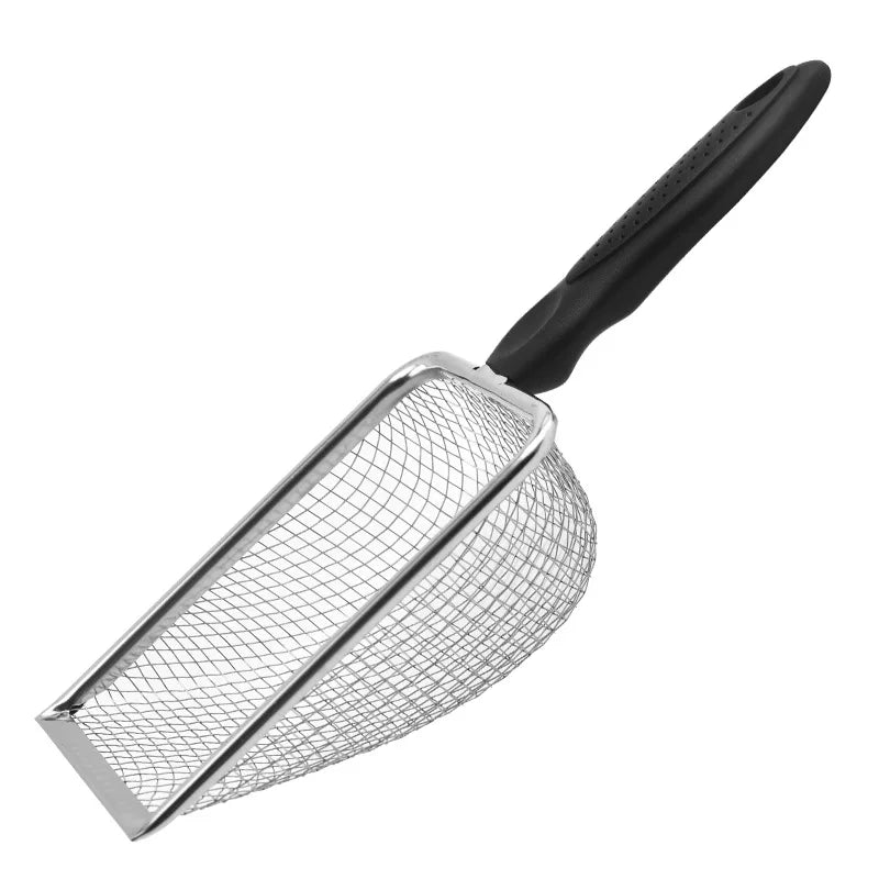 Poultry Coop Litter Scoop – Durable Stainless Steel Mesh Shovel for Easy Cleaning