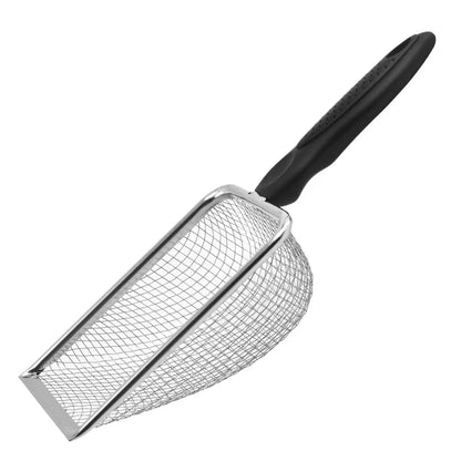 Poultry Coop Litter Scoop – Durable Stainless Steel Mesh Shovel for Easy Cleaning