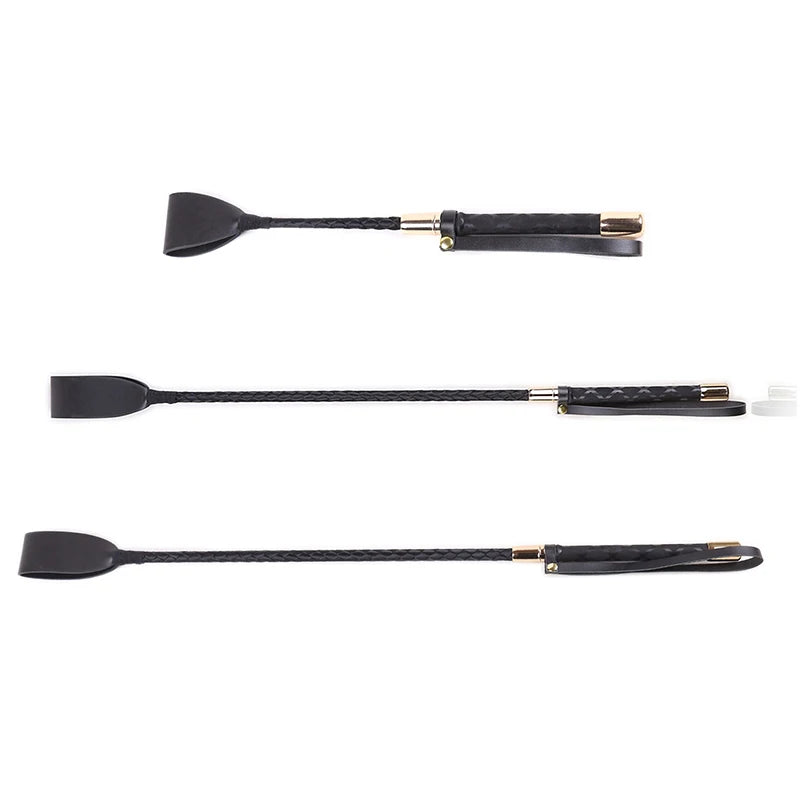 Lightweight Horse Riding Crop – PU Leather Training Whip for Outdoor Shows