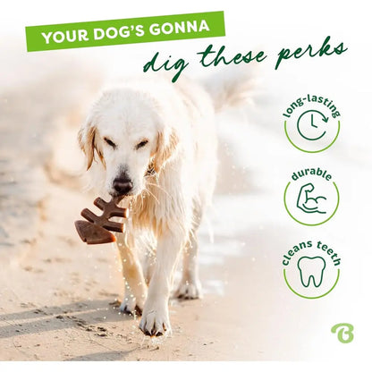 Medium-Sized Durable Dog Chew Toy for Aggressive Chewers, Authentic, American-Made