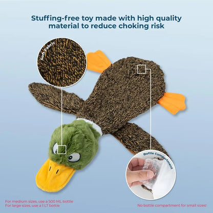 Wild Duck Squeaky Dog Toy – Interactive Chew & Play Toy for All Dog Sizes