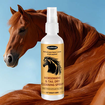 Horse Mane & Tail Detangler Spray – Leave-In Smoothing Conditioner for Horses