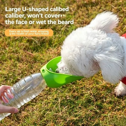 Portable Pet Hydration Bottle – Foldable Water Cup for Dogs and Cats on Walks