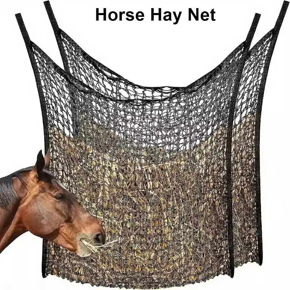 Hanging Hay Net – Large Capacity Slow Feed Bag for Horses and Farm Animals