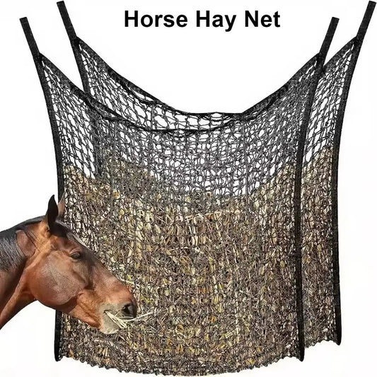 Hanging Hay Net – Large Capacity Slow Feed Bag for Horses and Farm Animals