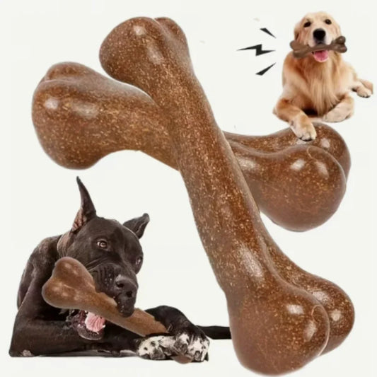 Natural Dog Bone Toy – Long-Lasting Chew Toy for Aggressive Chewers