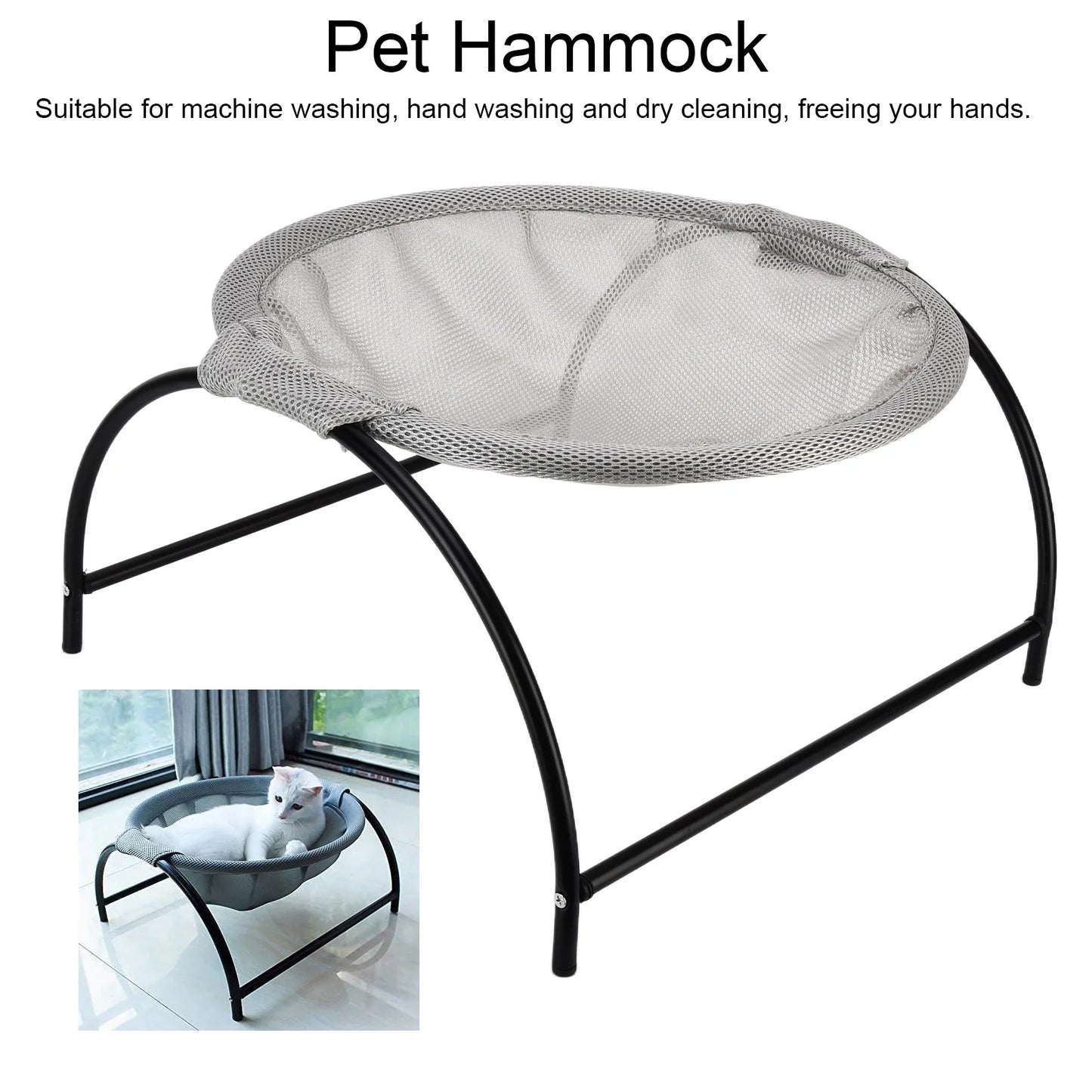 Breathable Cat Hammock House – Washable Hanging Bed for Cats & Small Pets