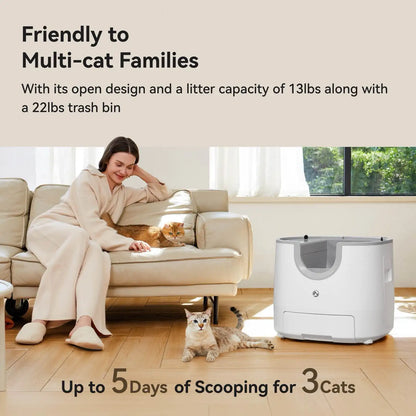 Smart Cat Toilet Tray – Furoomate 11L Automatic Self-Cleaning Litter Box
