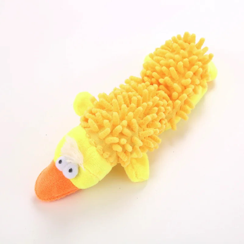 Animal-Shaped Dog Toy – Squeaky Plush Chew Toy for Puppies & Small Breeds