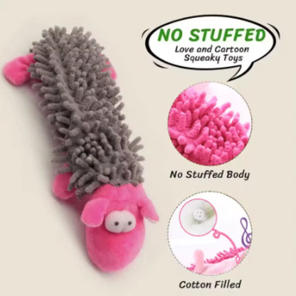 Animal-Shaped Dog Toy – Squeaky Plush Chew Toy for Puppies & Small Breeds