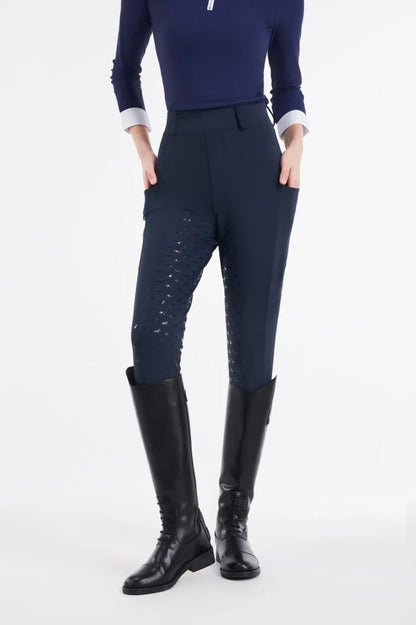 Summer Horse Rinding Pants with Pockets Silicone Anti-slip Slim Equestrian Breeches Breathable Horse Riding Clothes for Women