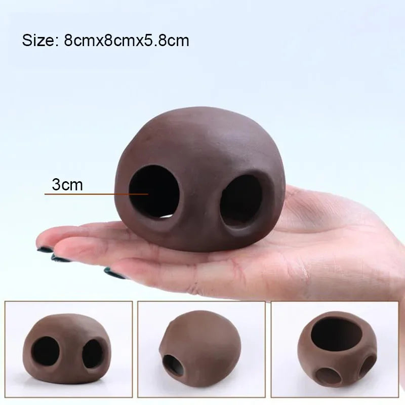 Ceramic Fish Tank Cave – Simulation Stone Hideout for Fish, Shrimp & Crayfish