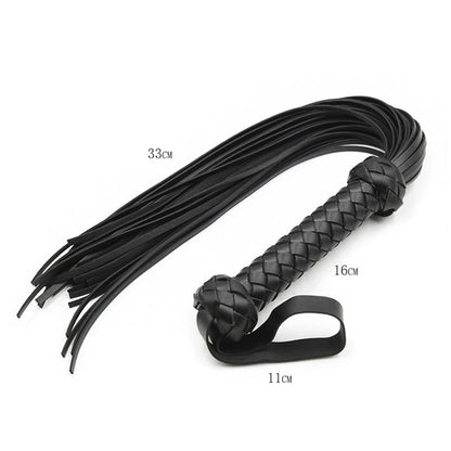 Riding Crop for Horses – Faux Leather Whip for Training and Outdoor Riding