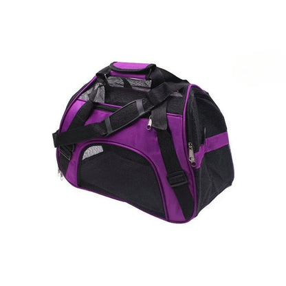 Breathable Mesh Pet Transport Bag for Cats & Small Dogs – Portable Foldable Carrier