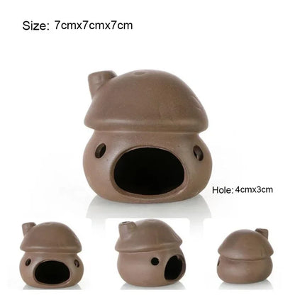 Ceramic Fish Tank Cave – Simulation Stone Hideout for Fish, Shrimp & Crayfish