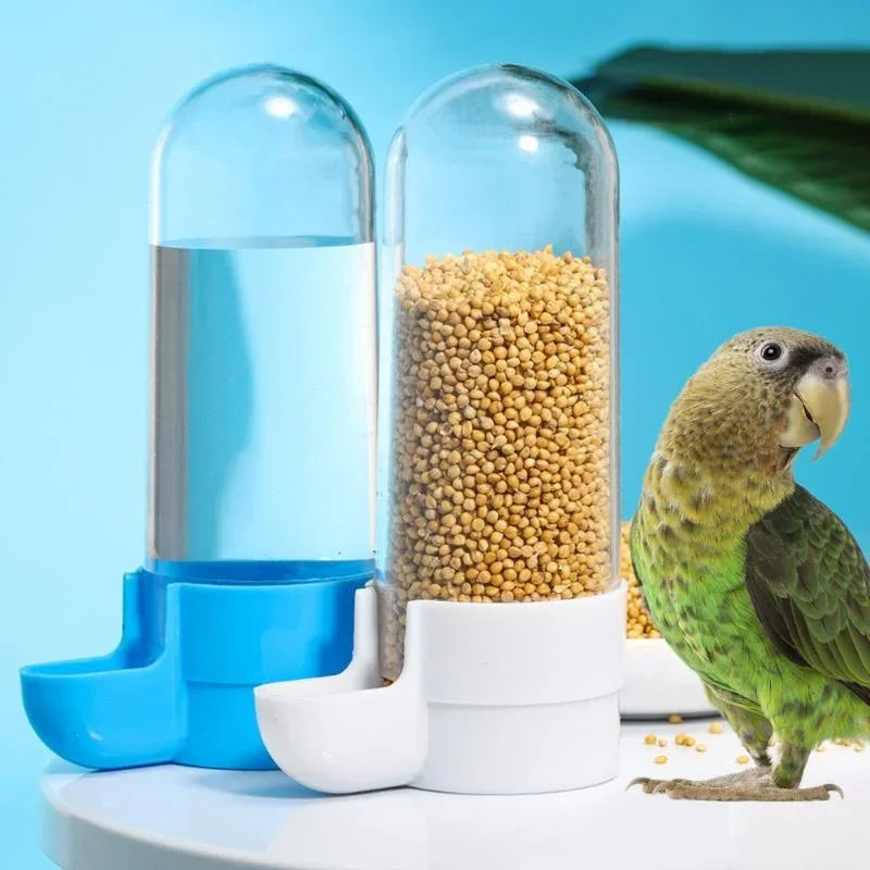 Acrylic Bird Food Container – No-Mess Feeder for Parrots & Small Birds
