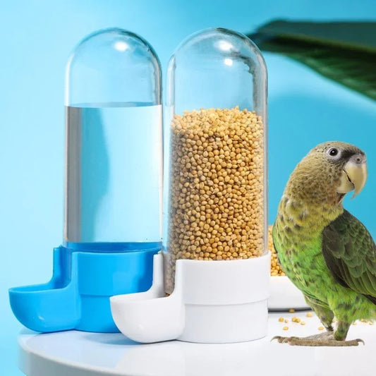 Acrylic Bird Food Container – No-Mess Feeder for Parrots & Small Birds