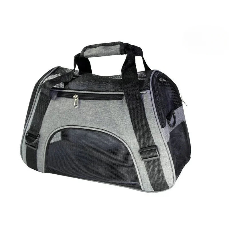 Breathable Mesh Pet Transport Bag for Cats & Small Dogs – Portable Foldable Carrier