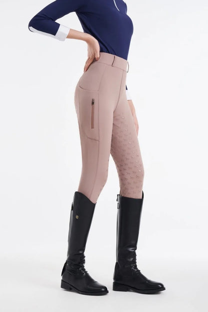 Summer Horse Rinding Pants with Pockets Silicone Anti-slip Slim Equestrian Breeches Breathable Horse Riding Clothes for Women