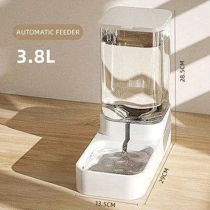 Large Capacity Pet Feeding Station – Automatic Food Storage & Water Dispenser