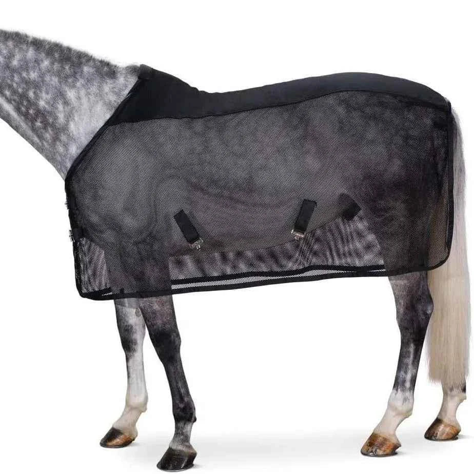 Horse Fly Sheet Breathable UV Protective Tear-Resistant Neck Comfy Mesh Horse Fly Sheet Comfy Equine Summer with Buckle Vest