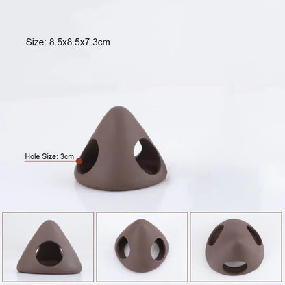 Ceramic Fish Tank Cave – Simulation Stone Hideout for Fish, Shrimp & Crayfish